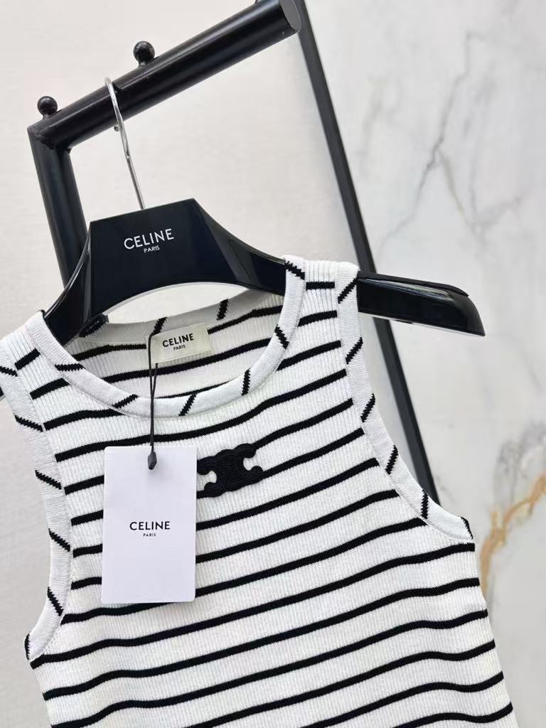 Classic striped vest