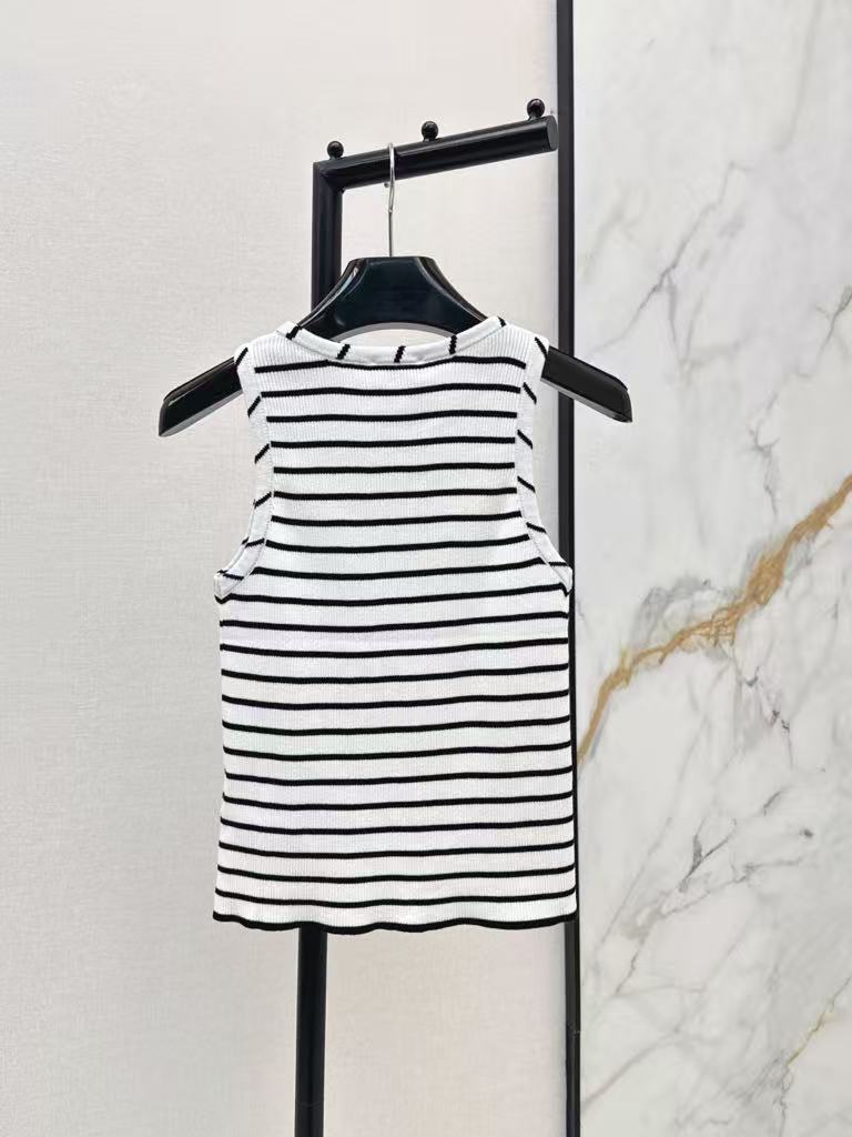 Classic striped vest