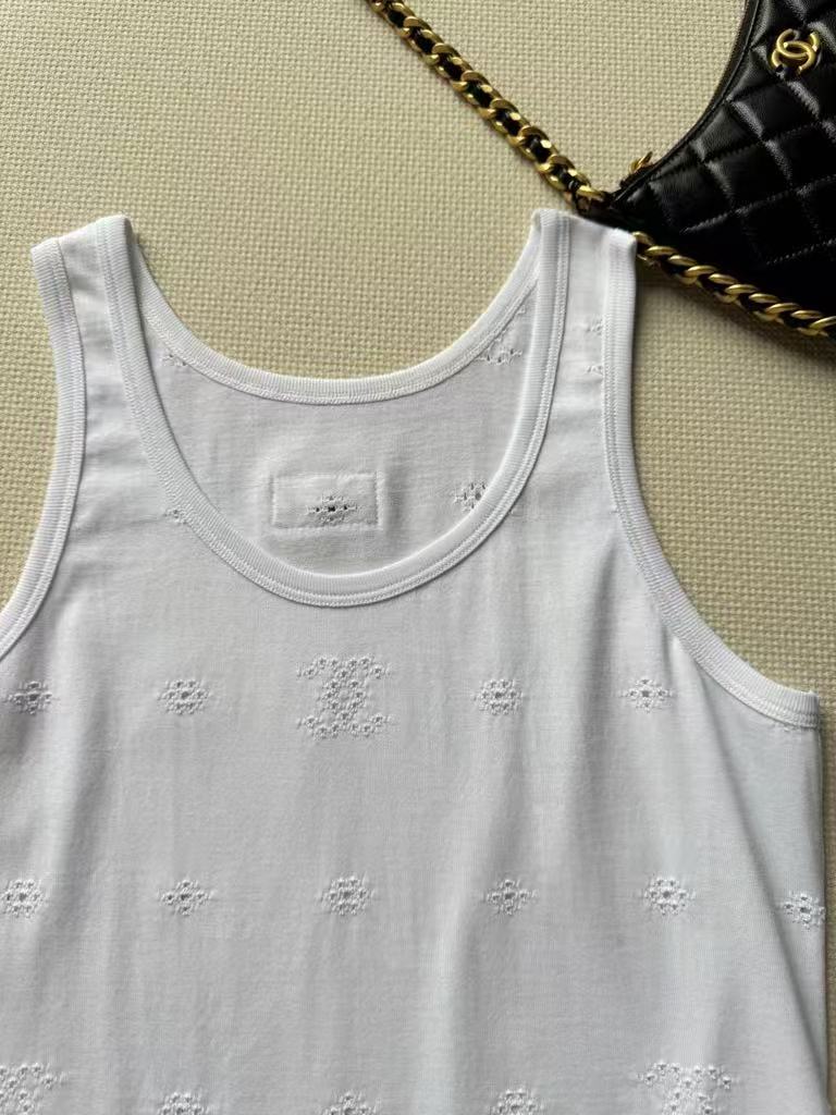 26 New Style Hollow-out White Vest